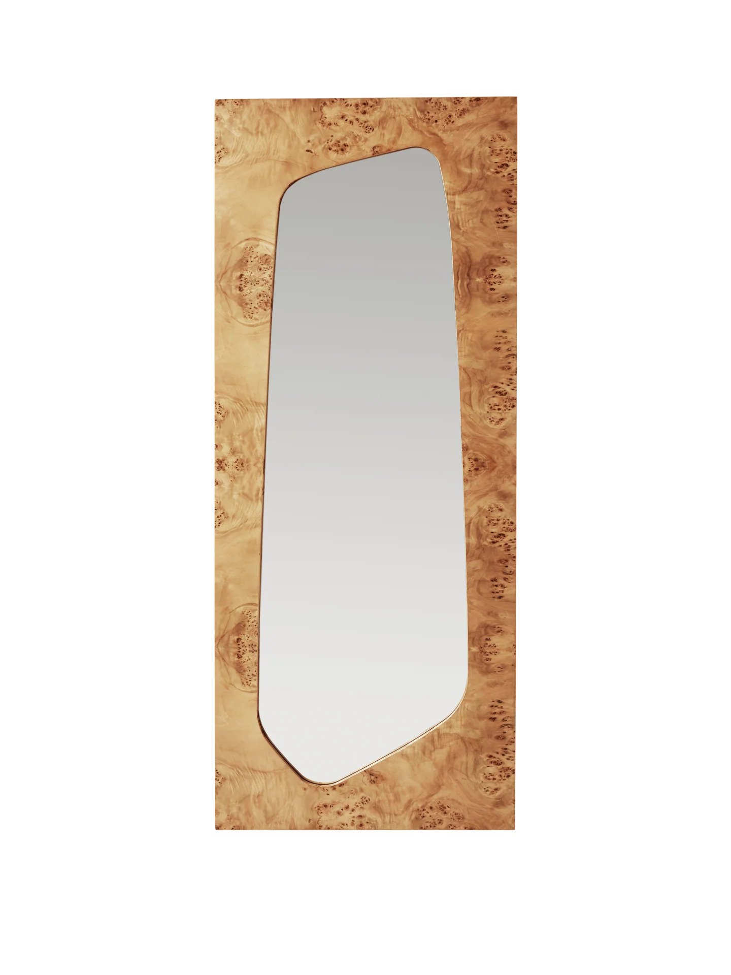 Folia Mirror - Large - Natural Burl - Ferm Living